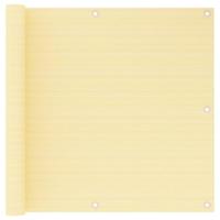 VidaXL Balkonscherm 90x500 cm hdpe beige - thumbnail