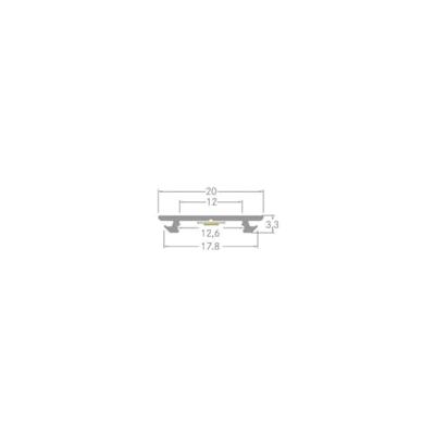 Brumberg 53753260 Brumberg Leuchten Profiel Aluminium (l x b x h) 2000 x 20 x 3 mm 1 stuk(s) Brumberg 53753260 Brumberg Leuchten Profiel Aluminium (l x b x h) 2000 x 20 x 3 mm 1 stuk(s)