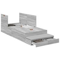Opbergbedframe Grijs sonoma 236.5 x 90 x 31.5 cm Bewerkt hout - thumbnail