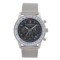 Krug Baumen 412303DS Air Traveller Diamond Heren Horloge 40mm - thumbnail