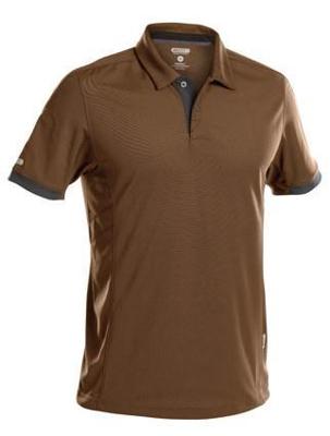 DASSY polo traxion bruin/grijs xxl