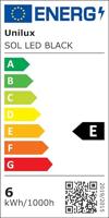 Unilux bureaulamp Sol, LED, zwart - thumbnail