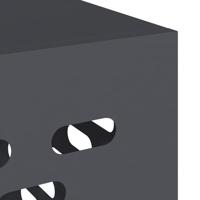 Airconditioner hoes Antraciet 110 x 50 x 105 cm Staal - thumbnail