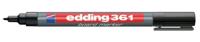 Edding 4-361001 361 Whiteboardmarker Zwart N/A - thumbnail