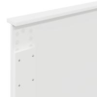 Bedframe met hoofdeinde Wit 90 x 190 cm Bewerkt hout - thumbnail