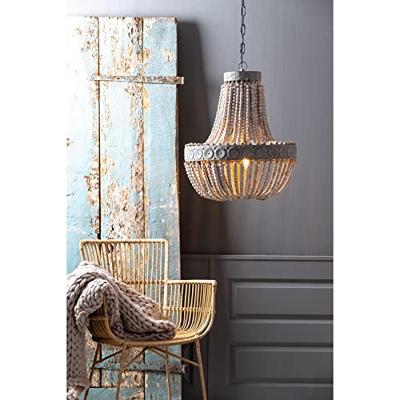 Light & Living Hanglamp 'Luna' 51cm, kleur oud wit