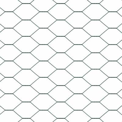 VidaXL Hexagon hek groen 1 x 50 m pvc