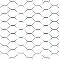 VidaXL Hexagon hek groen 1 x 50 m pvc - thumbnail