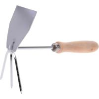 tuingereedschap dubbele schoffel - thumbnail