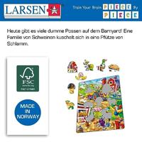 Larsen legpuzzel Maxi de Boerderij junior karton 22 stukjes - thumbnail
