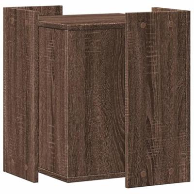 VidaXL Kattenbakkast 42x42x51 cm bewerkt hout bruin eikenkleurig