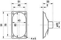 Visaton Vs-sc5 Hifi Tweeter 10 mm (4") 8 Ohm - thumbnail