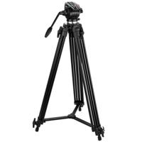 Caruba Videostar 177 Pro Videostatief + vloeistof gedempte kop - thumbnail