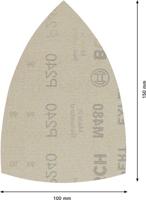 Bosch Professional EXPERT M480 schuurnet universeel 100x150mm K240 VE=10 - 2608900731 - thumbnail