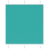 Pliss rolgordijn 120x150cm stofbreedte 119,4cm petrol groen - thumbnail