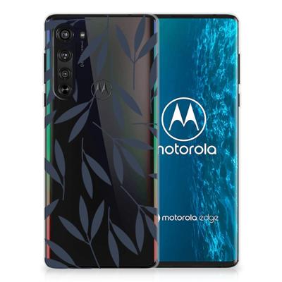 Motorola Edge TPU Case Leaves Blue Motorola Edge TPU Case Leaves Blue