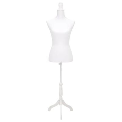 VidaXL Etalagepop torso vrouw wit VidaXL Etalagepop torso vrouw wit