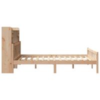 Bed met boekenkast zonder matras massief grenenhout 160x200 cm - thumbnail