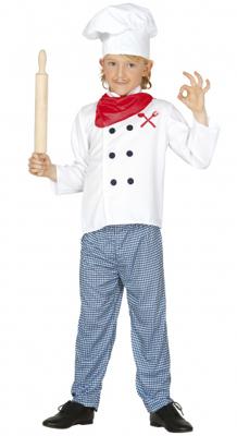 Chef kok kind kostuum