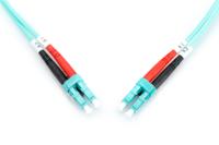 Digitus DK-2533-10/3 Glasvezel Optische vezel Aansluitkabel 10.00 m Turquoise [1x LC-stekker - 1x LC-stekker] 50/125 µ Multimode OM3 - thumbnail