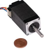 Joy-it Stappenmotor NEMA08-02 neu 0.020 Nm 0.8 A 0.8 A As-diameter: 4 mm - thumbnail