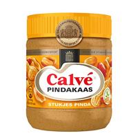 Calve pindakaas stukjes noot (12x 350gr) - thumbnail