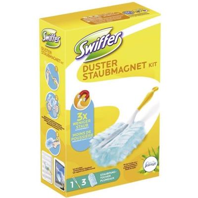 Swiffer Swiffer Stofmagneet Starter Kit - 1 Handvat + 3 Vullingen