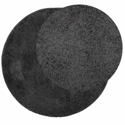 VidaXL Vloerkleed pamplona shaggy hoogpolig modern ø 80 cm antraciet