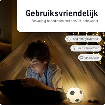 Ansmann LED-Silikonlicht Fußball wiederaufladbar 1800-0099 LED-lichtkogel, LED-nachtlamp LED Ansmann LED-Silikonlicht Fußball wiederaufladbar 1800-0099 LED-lichtkogel, LED-nachtlamp LED