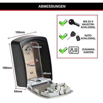 De Raat Master Lock 5403, sleutelkluis