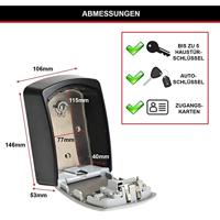 Masterlock Extra large aluminium body - 4 digit resettable combination - Delivere - 5403EURD - thumbnail