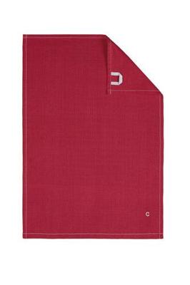 Cawö Cawö theedoek Solid 50x70 bordeaux