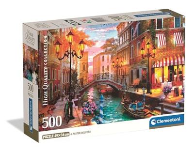 Clementoni legpuzzel zonsondergang venetië, 500st.