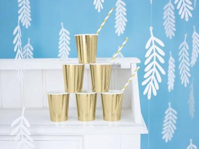 Gouden Bekertjes karton 220ml (6st)