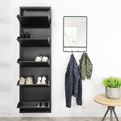 Schoenenkast Oscar-5 Zwart