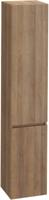 Saqu Terra hoge kast rechts greeploos 35x35x176cm denver eiken - thumbnail