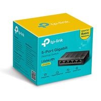 TP-Link LS1005G Unmanaged Gigabit Ethernet (10/100/1000) Zwart - thumbnail