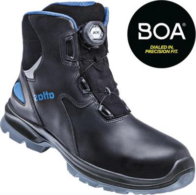 Atlas Werkschoen SL 9845 XP 2.0 BOA Hoog S3 W12 | Zwart/Blauw | Maat 38 - 00.012.242.38
