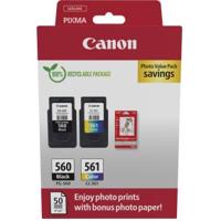 Canon inktcartridge PG-560/CL-561, 180 pagina's, OEM 3713C008, 4 kleuren - thumbnail
