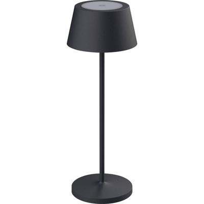 Tafellamp MAUL Nina LED oplaadbaar dimbaar antraciet