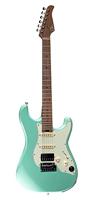 Mooer GTRS Guitars Standard 801 Surf Green Intelligent Guitar met gigbag - thumbnail
