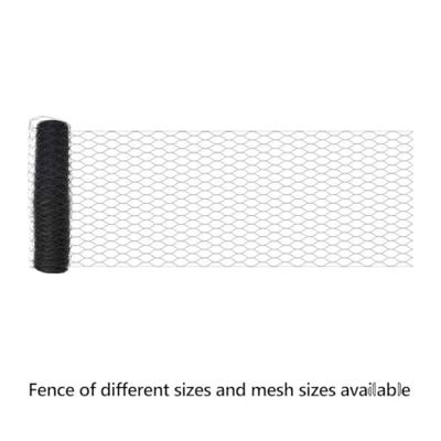 VidaXL Hexagon hek grijs 0,5 x 50 m pvc