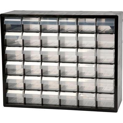 Raaco Classic kunststof ladekast 36 laden zwart - 126595 - 126595 Raaco Classic kunststof ladekast 36 laden zwart - 126595 - 126595