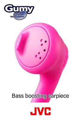 JVC Gumy In-ear Wired Hoofdtelefoon Oortelefoon Compatibel met iPod, iPhone, Samsung - Roze