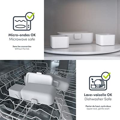 Kinderlunchbox - MONBENTO - 3 vakken - BPA-vrij - MB Tresor Papercut