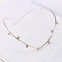 Vrouwen mode hoofdbanden Crystal legering haar banden terug houder (drainage boor) - thumbnail