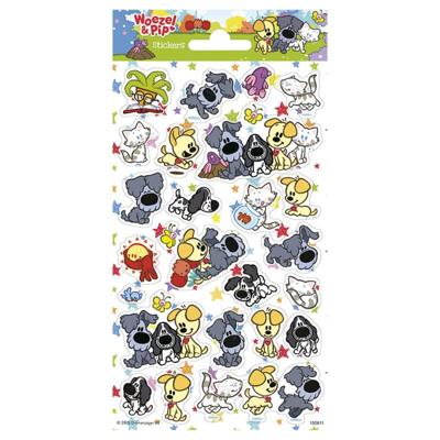 Totum Stickervel woezel & pip