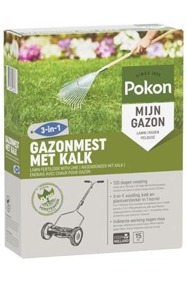 Pokon Gazonmest met Kalk 1kg voor 15m² - 7686788400