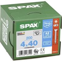 SPAX 1197000400403 R 88091 Senkkopf T-STAR Houtschroef 4 mm 40 mm T-STAR plus RVS A2 200 stuk(s) - thumbnail