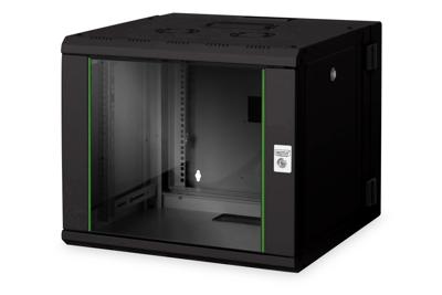 Digitus DN-19 09-U-3-SW 19inch-wandkast (b x h x d) 600 x 509 x 600 mm 9 HE Zwart, Zwart (RAL 9005)